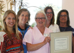 In 2015, the Extended Care Facility nursing staff received their eighth Jean L. Schoonover Award for Excellence in Caring. A tradition of caring that has continued for over 100 years.